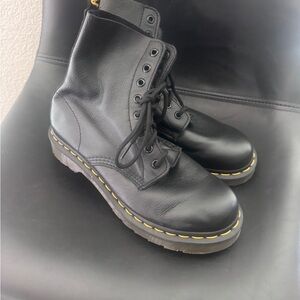 Dr. Martens Black Leather Pascal Boots
